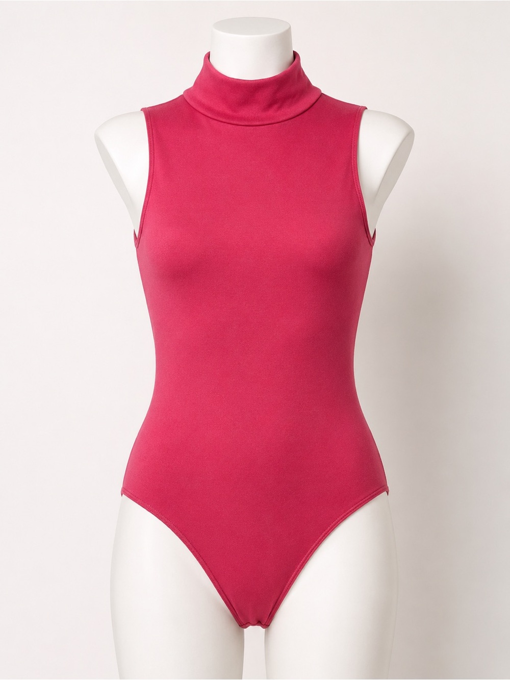 A New Day NWT Set of 2 Maroon Sleeveless Mock Neck Stretch Bodysuit Sz Small